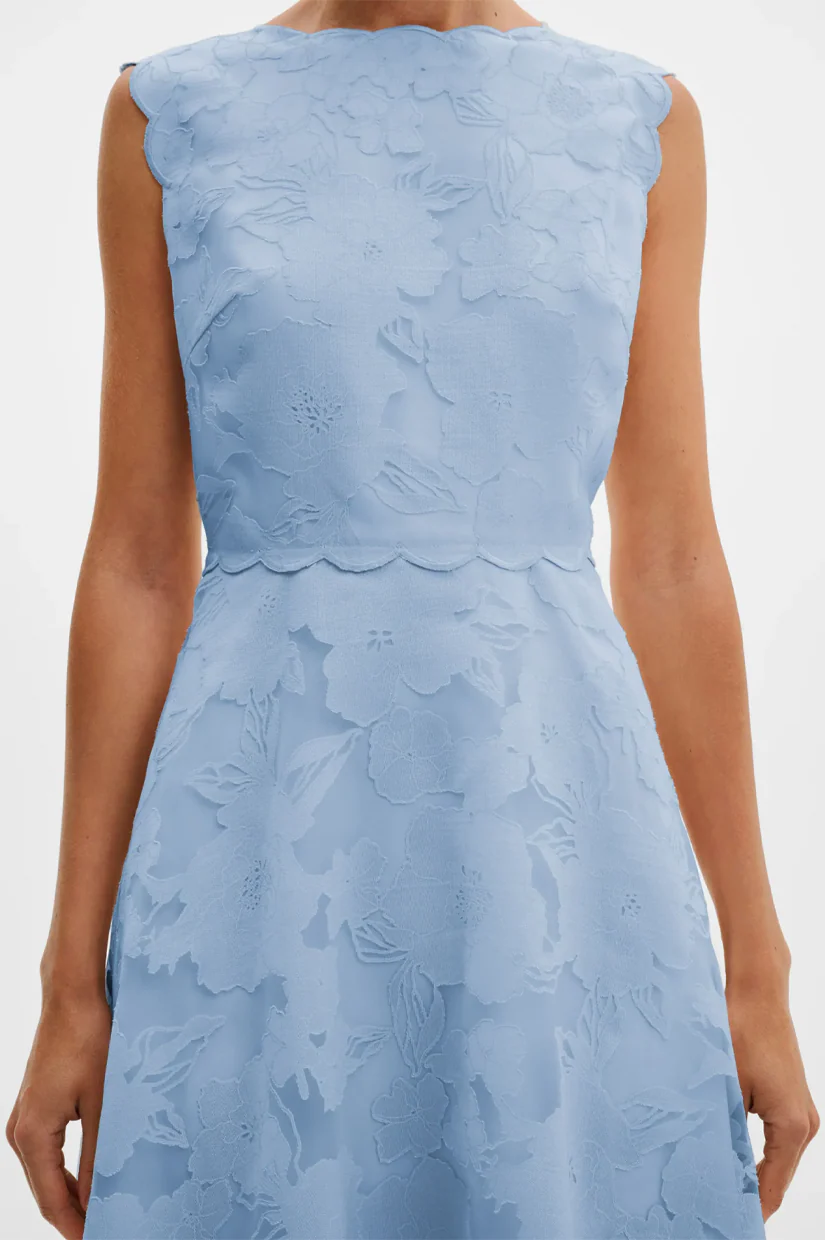 Malina Elin Midi Dress - Sky - Image 3