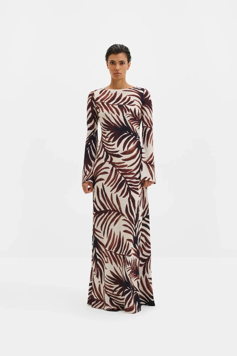 Malina Jennelie Maxi Dress - Burnt Leaf