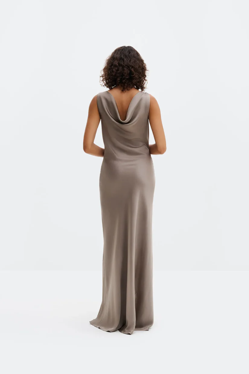 Malina Leah Maxi Dress - Graphite - Image 2