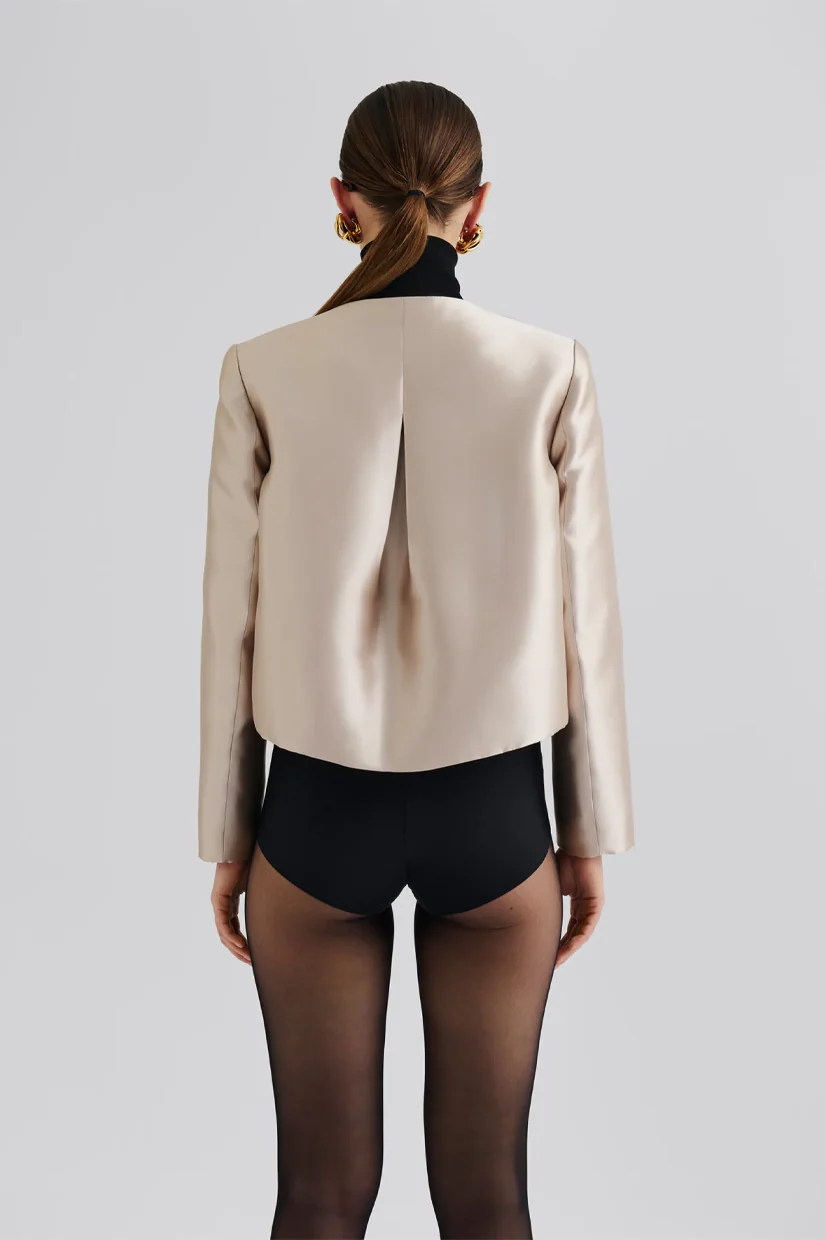 Malina Ruthie Blouse - Soft Beige - Image 4