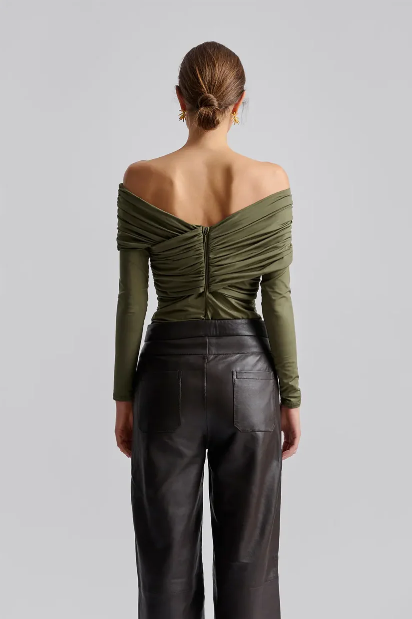 Malina Siri Top - Olive - Image 3