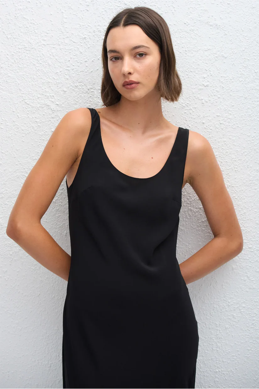 Matteau Bias Tank Dress - Black - Image 3