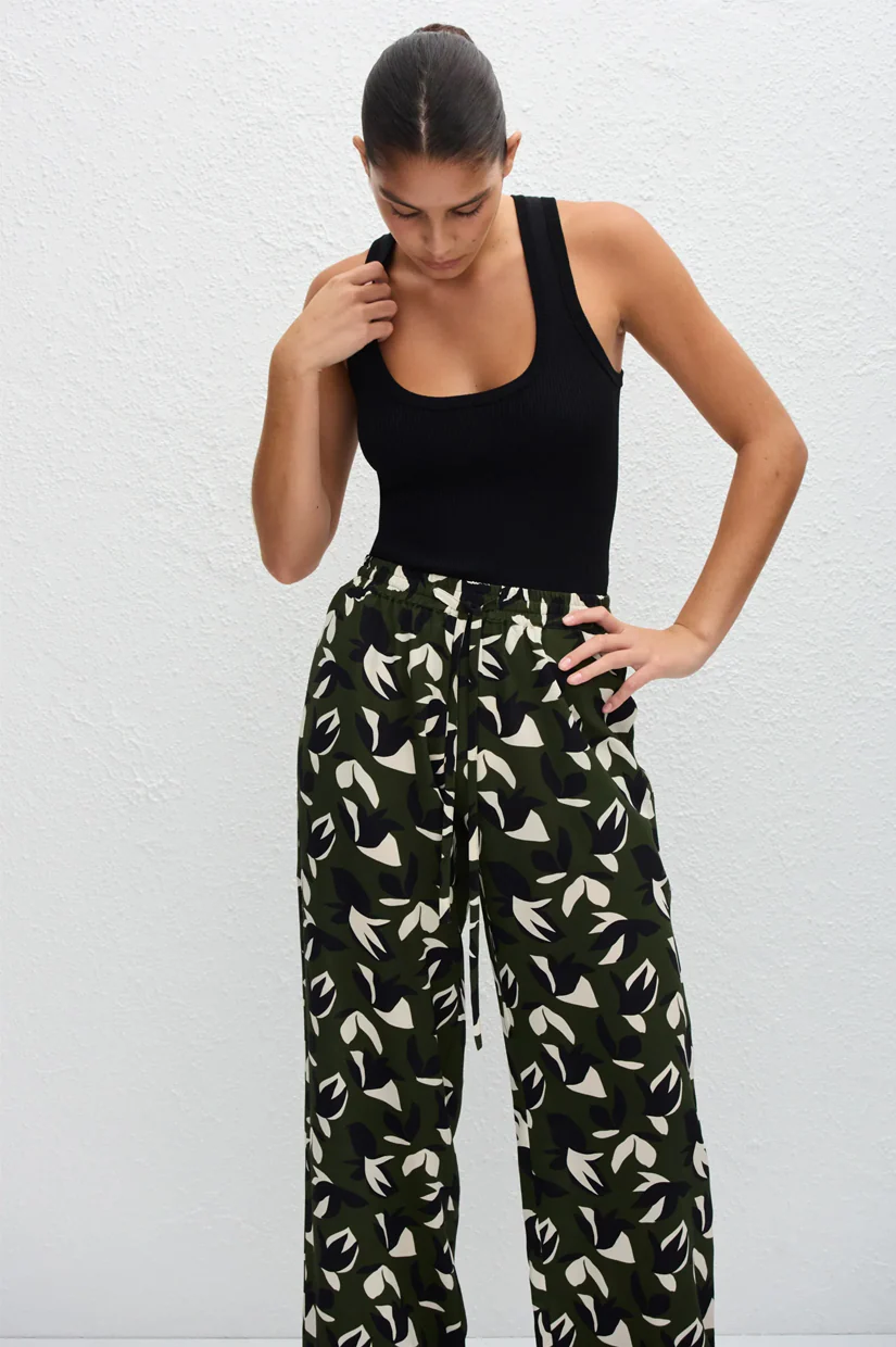Matteau Drawstring Trouser - Agave - Image 2
