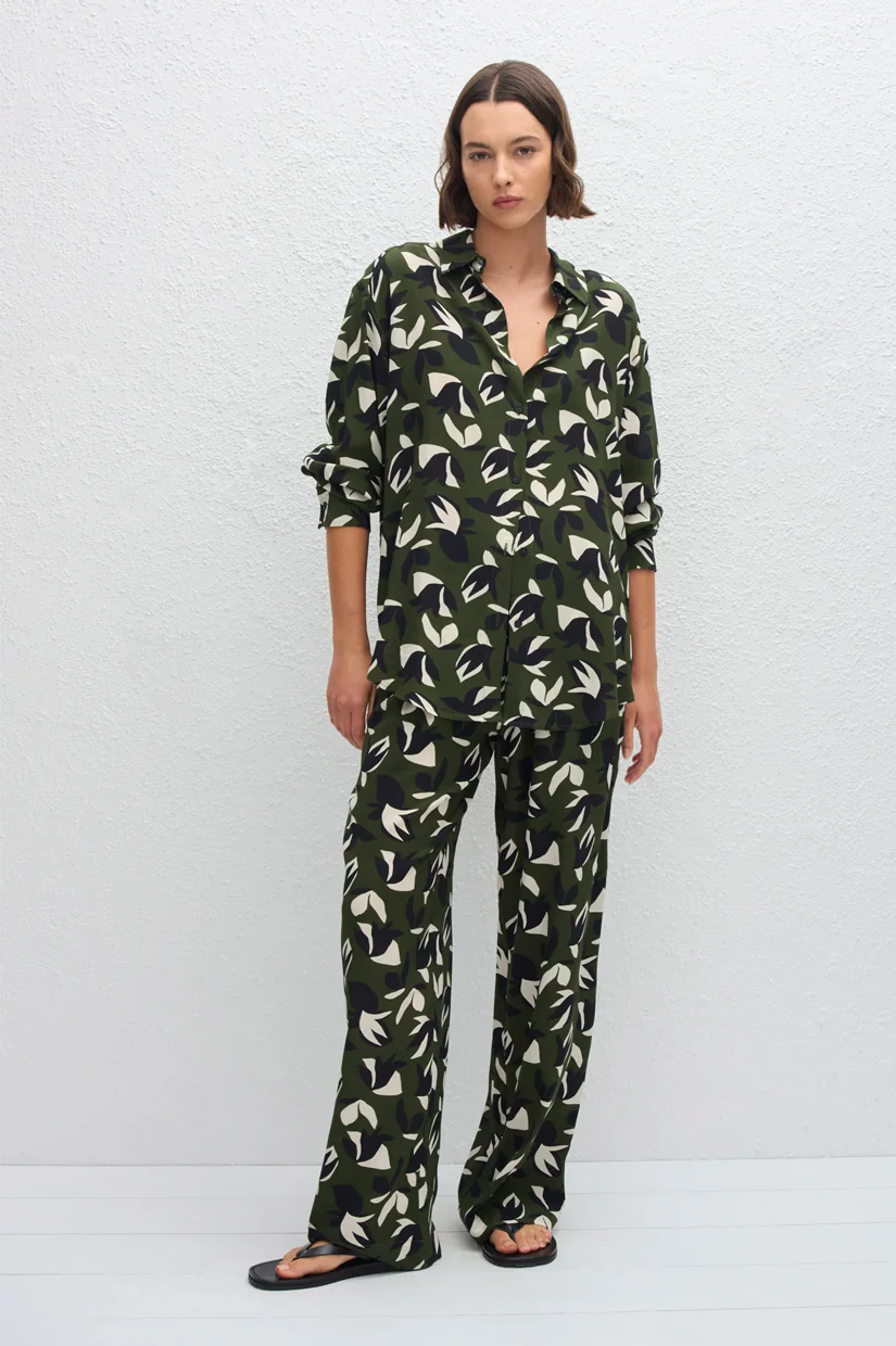 Matteau Drawstring Trouser - Agave - Image 4