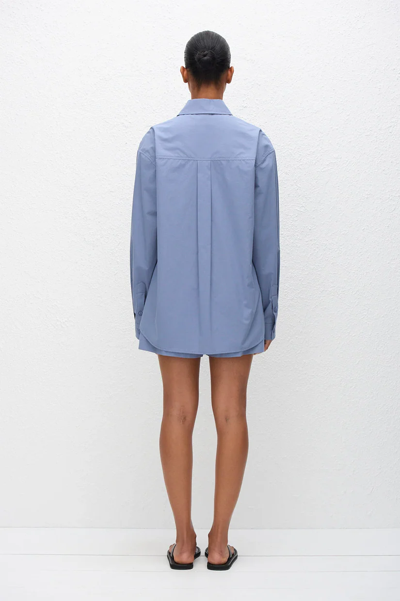Matteau Relaxed Shirt - Steel - Image 4