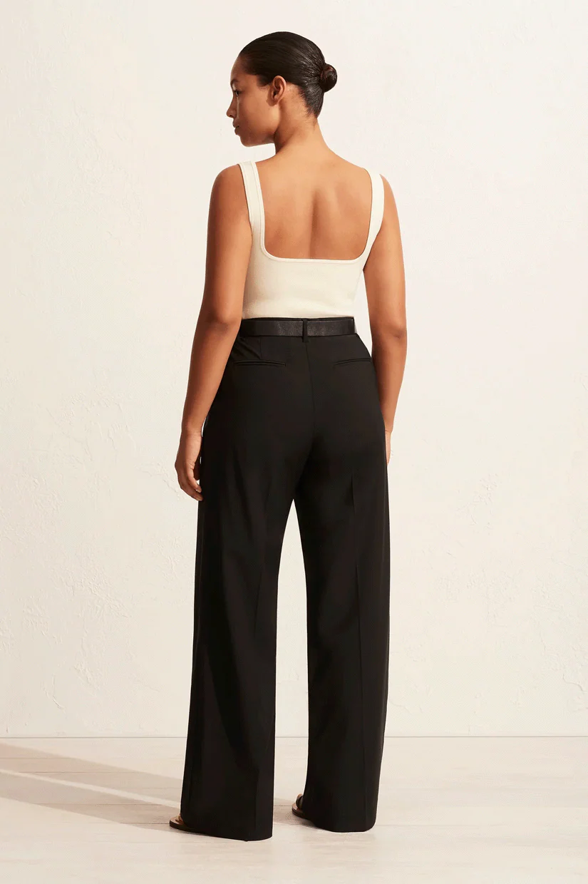 Matteau Relaxed Tailored Trouser - Black - Image 3