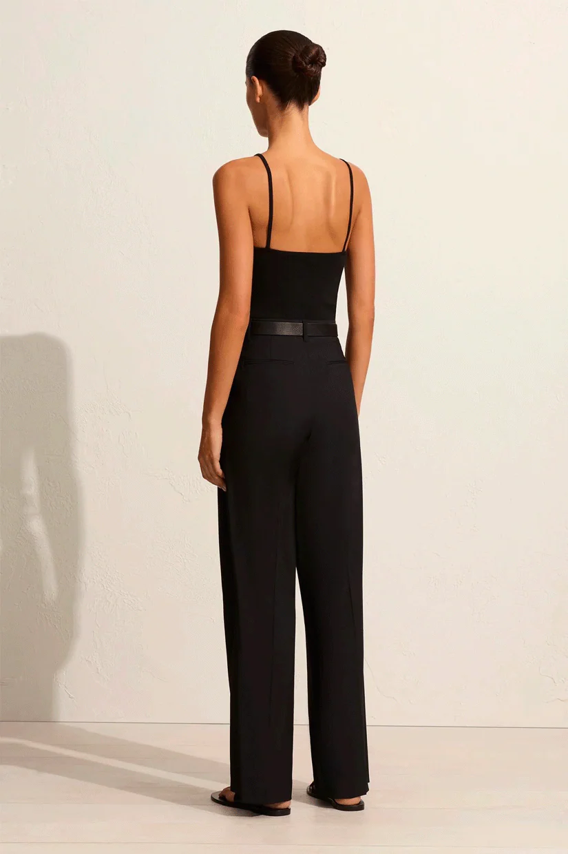 Matteau Square Knit Top - Black - Image 3