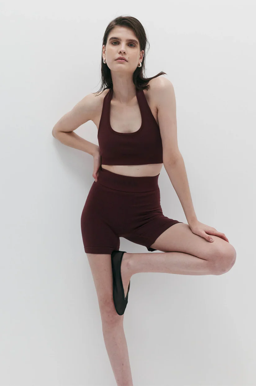Nagnata Ballet Wool Mini Short - Mulberry