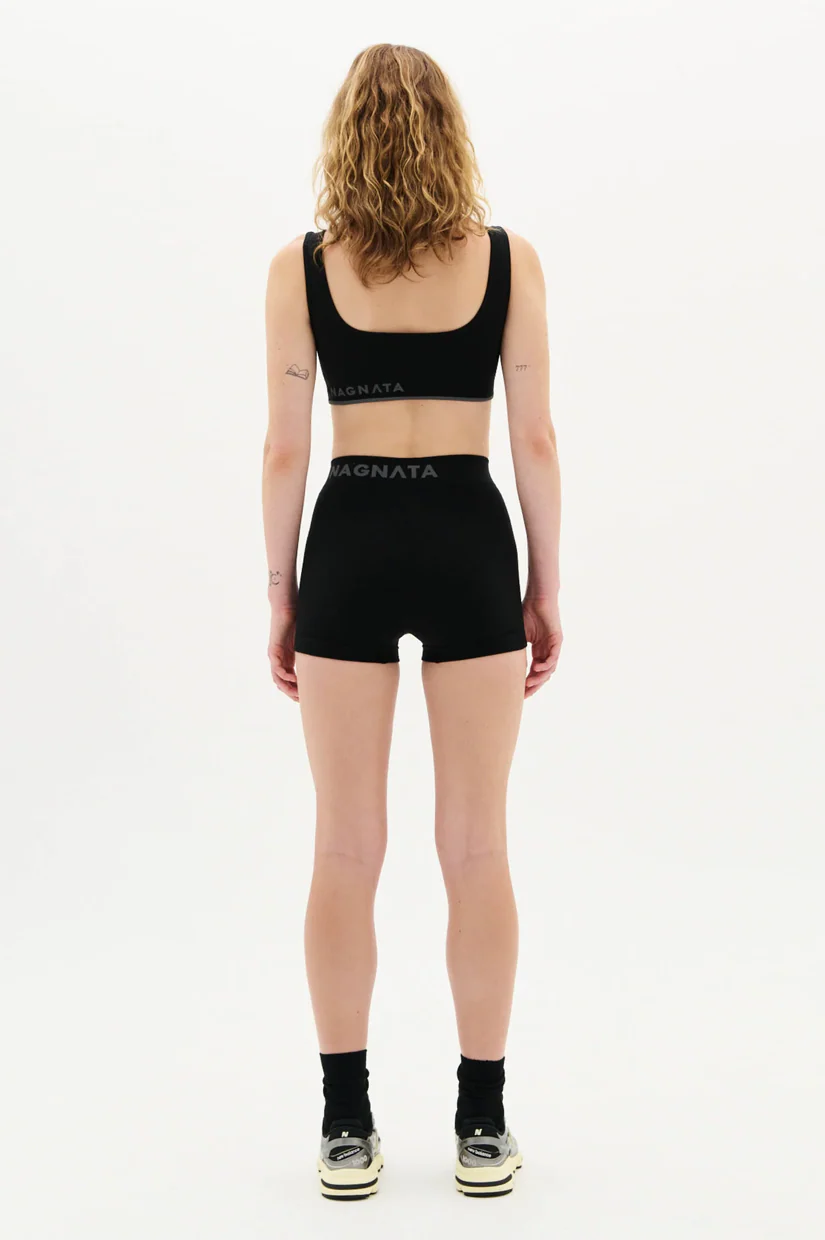 Nagnata Classic Wool Bralet - Black - Image 3