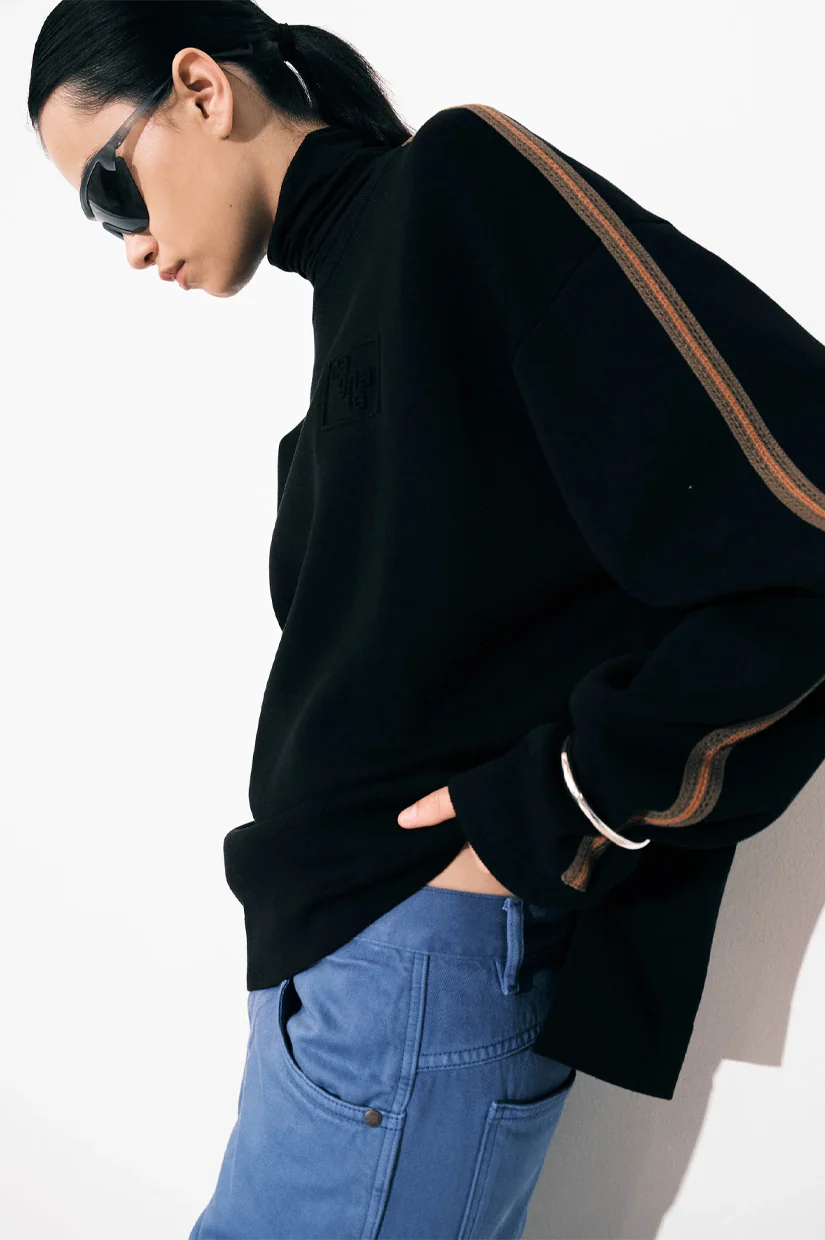 Nagnata Miro Organic Miro Sweater - Black - Image 2