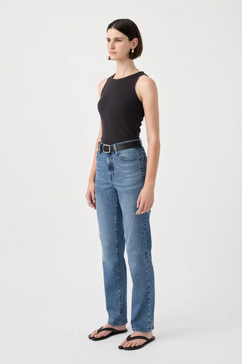 Outland Denim Zoe High Straight Jean - Twilight - Image 2