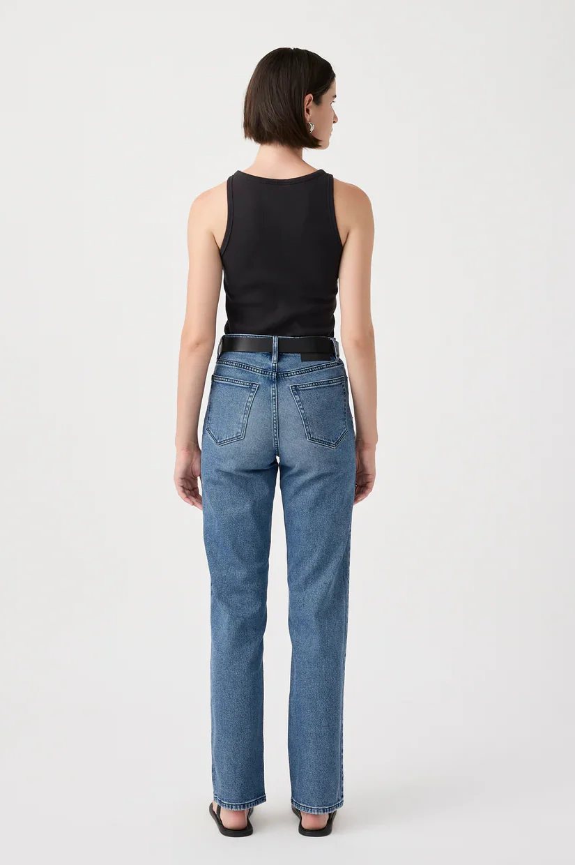 Outland Denim Zoe High Straight Jean - Twilight - Image 4