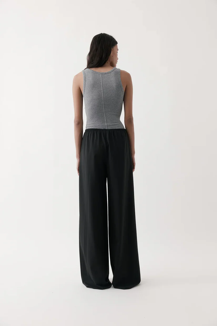 Rebe Pull-On Trouser - Black - Image 2