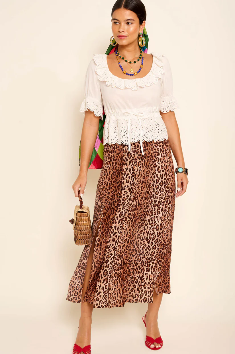 Rixo Elna Top - Ivory - Image 2