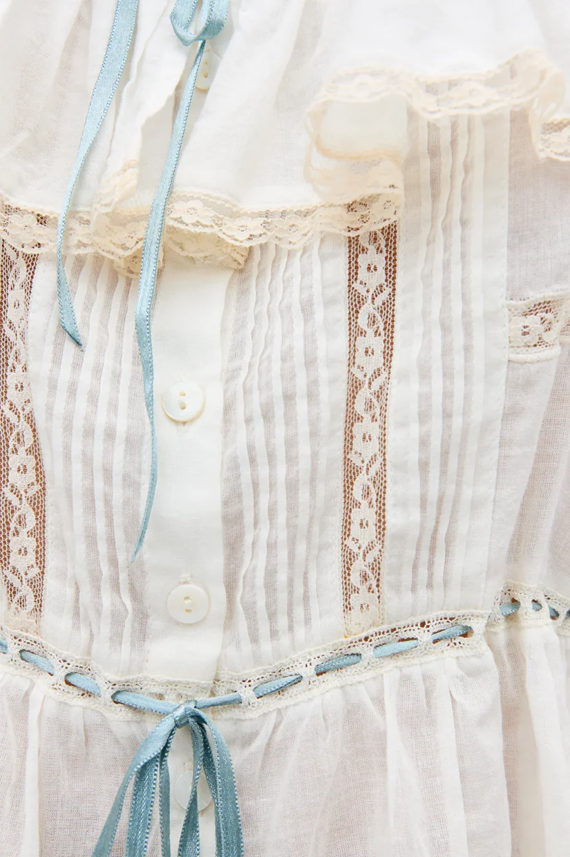 Rixo Melisa Top - Ivory - Image 4