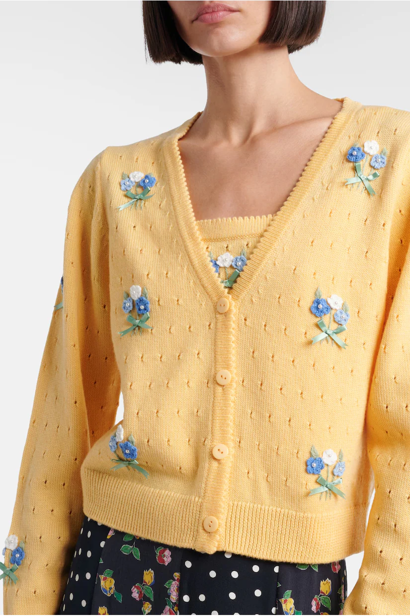 Rixo Merinda Cardigan - Floret - Image 2