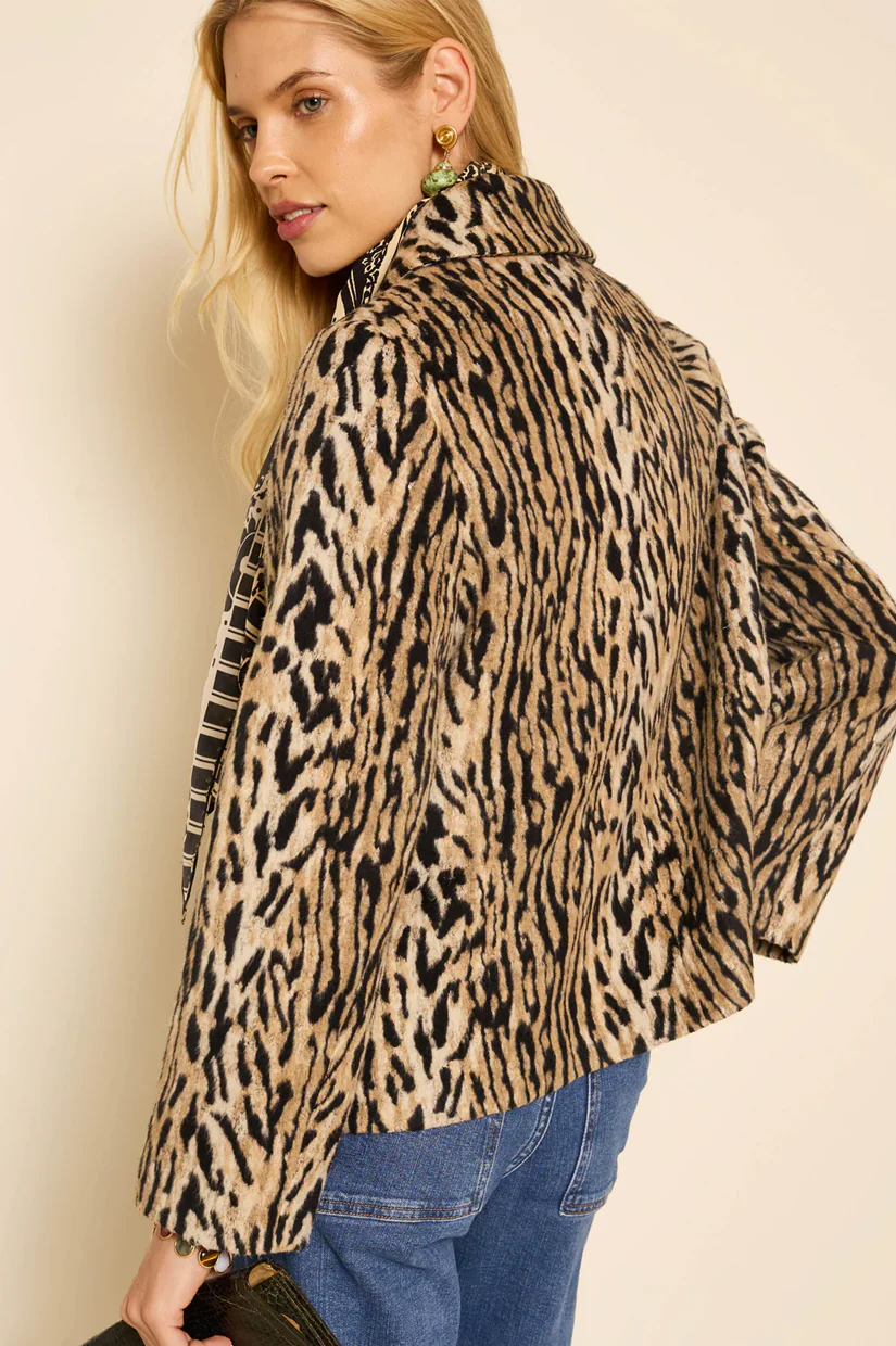 Rixo Tommie Jacket - Bohemia Leopard - Image 3