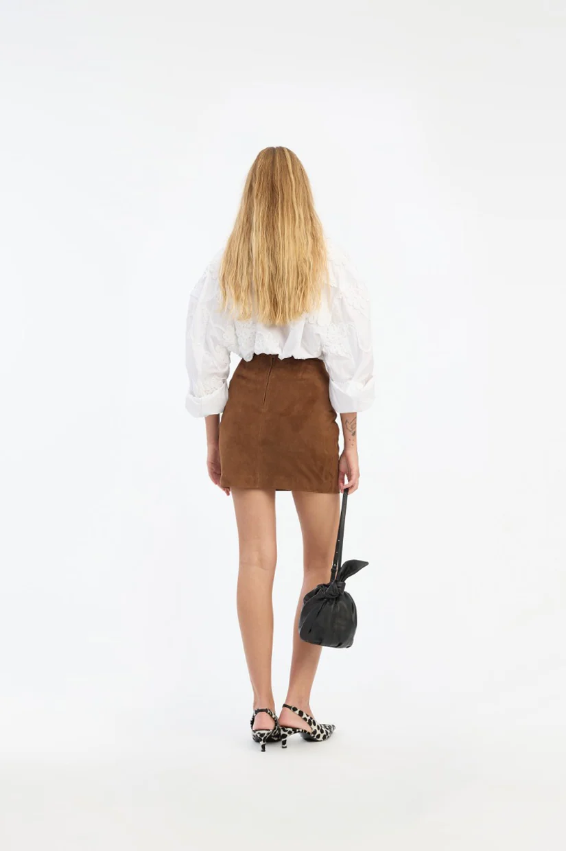 Rotate Flower Oversized Shirt - Bright White - Image 2