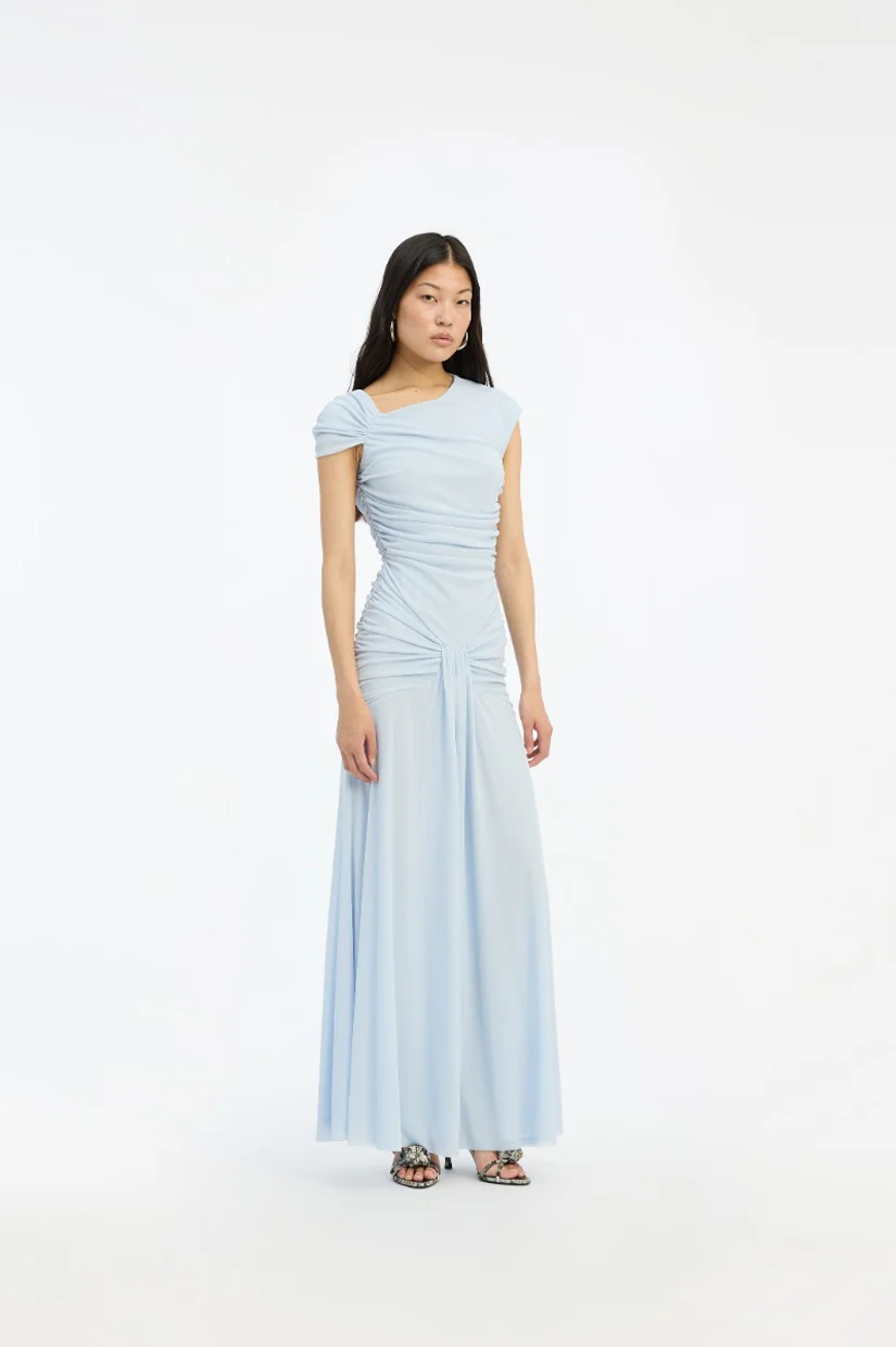 Rotate Maxi Asymmetric Dress - Plein Air