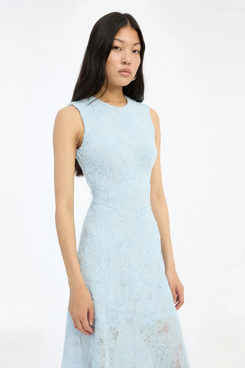 Rotate Mesh Maxi Dress - Plein Air - Image 3