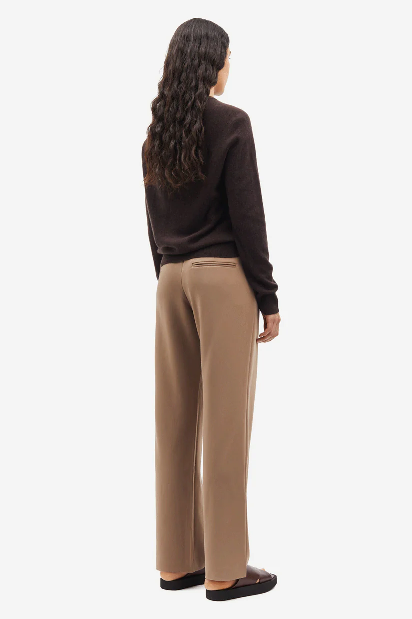 Samsoe Samsoe Hoys Straight Pants - Caribou - Image 3