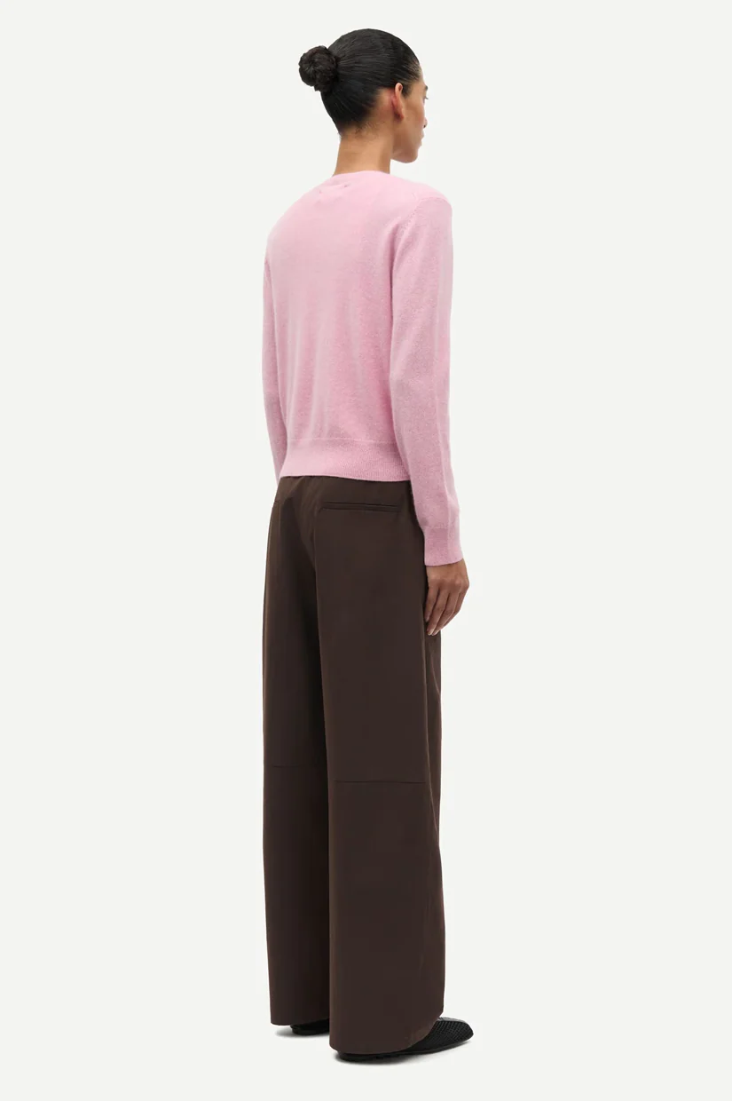 Samsoe Samsoe Saboston Cardigan - Bleached Mauve - Image 3