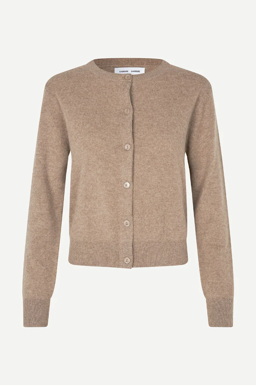 Samsoe Samsoe Saboston Cardigan - Nature Taupe - Image 2