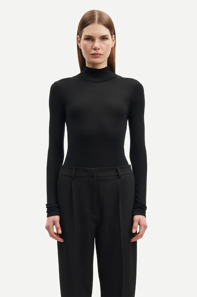 Samsoe Samsoe Sadou T-N T-shirt LS - Black