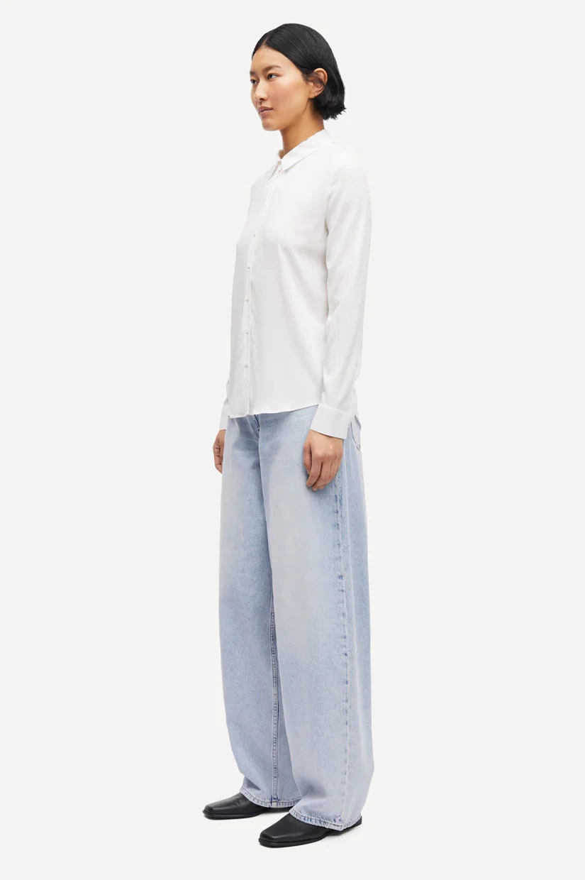 Samsoe Samsoe Saharper Jeans - Frozen Snow - Image 4