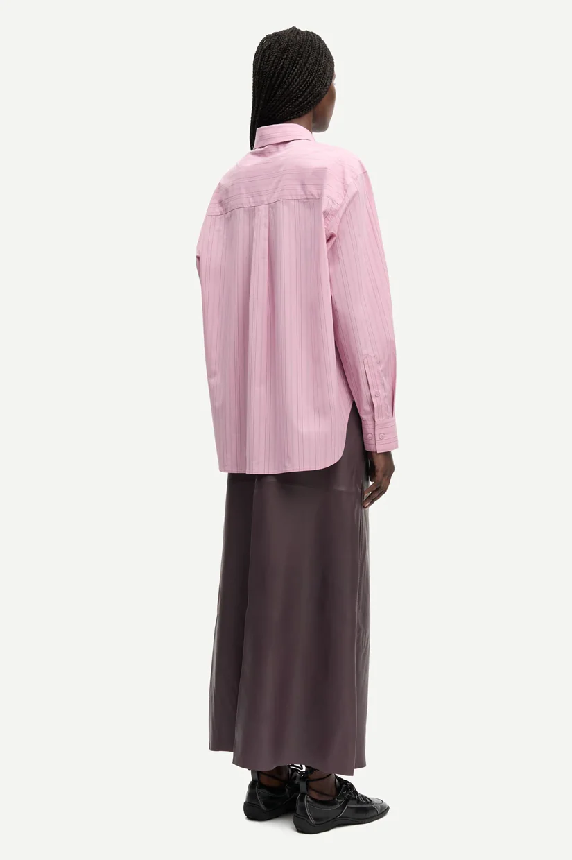 Samsoe Samsoe Salova Pocket Shirt - Orchid Fudge St. - Image 3