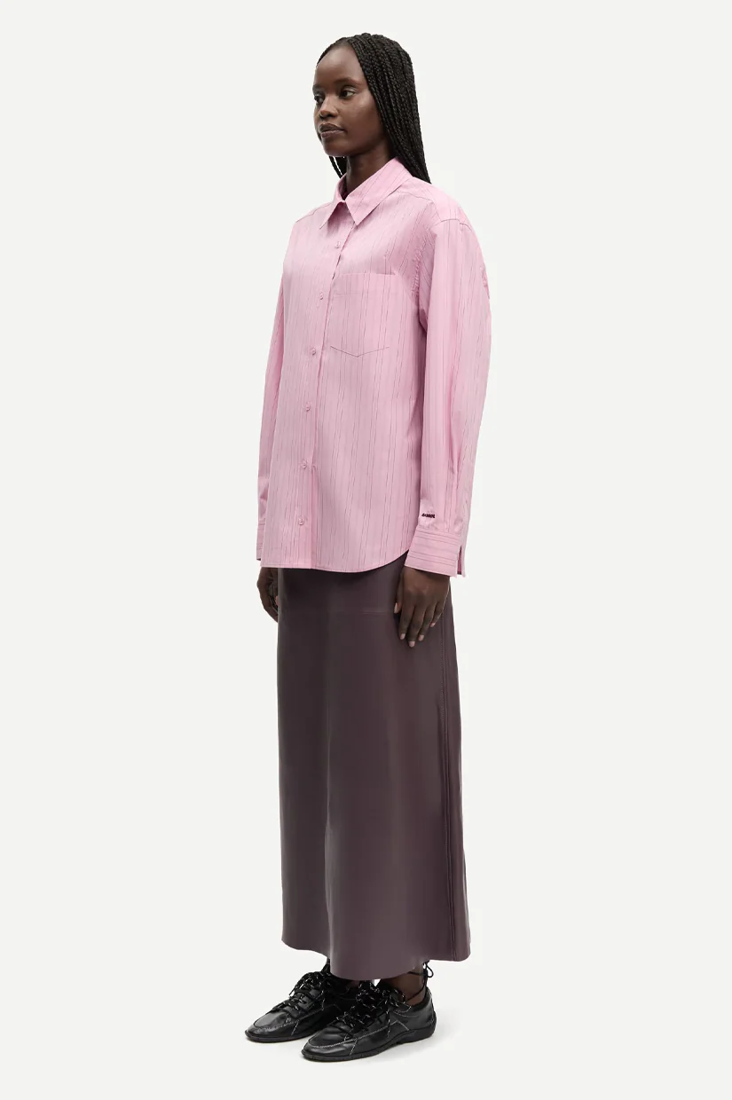 Samsoe Samsoe Salova Pocket Shirt - Orchid Fudge St. - Image 4