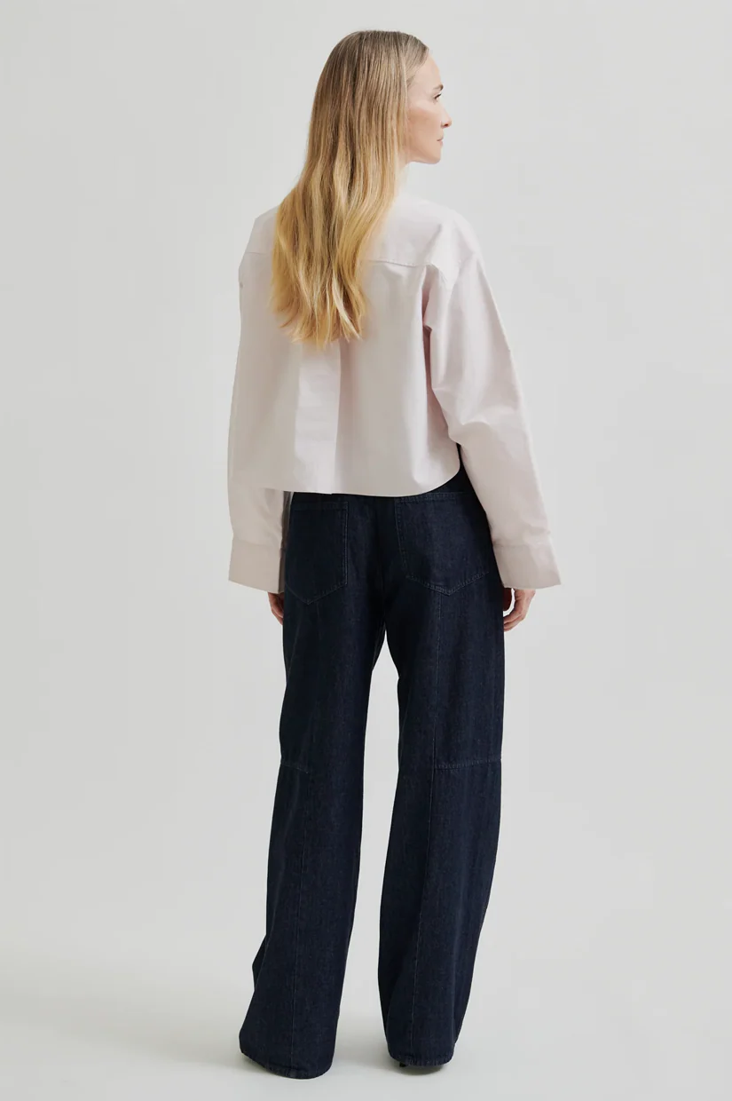 Second Female Baulo Slit Shirt - Mauve Morn - Image 4