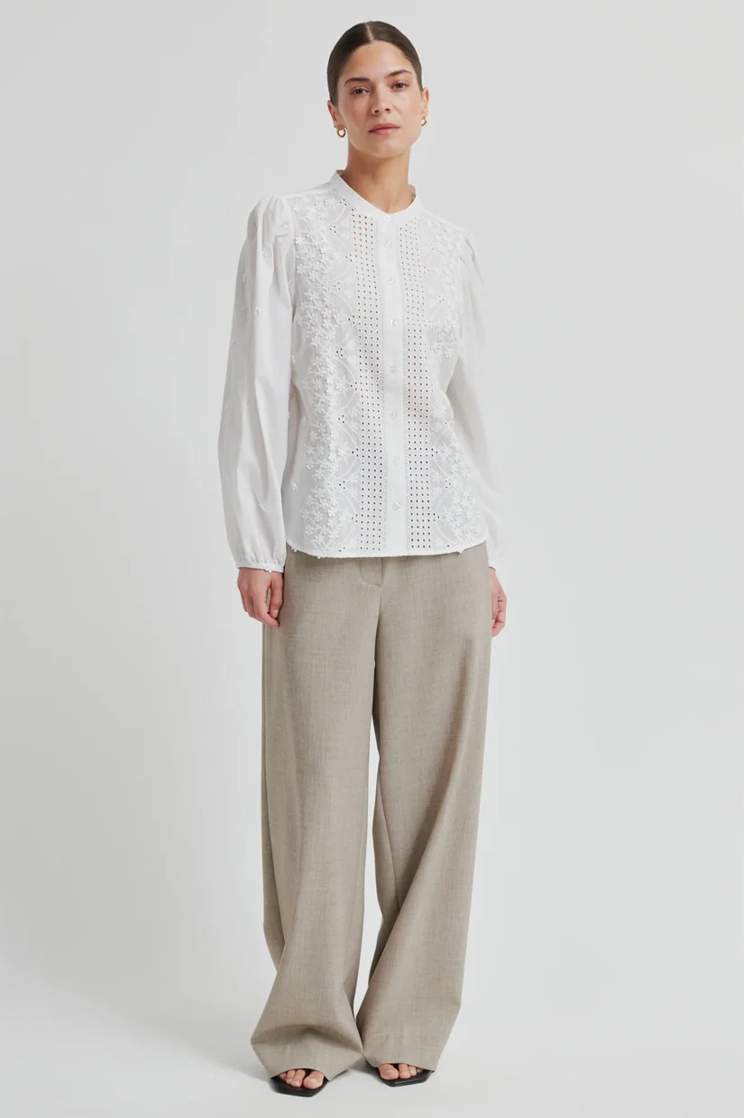 Second Female Civenna Shirt - White - Image 3