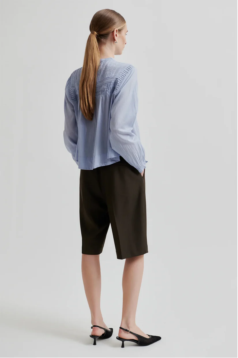 Second Female Maise Blouse - Brunnera Blue - Image 4