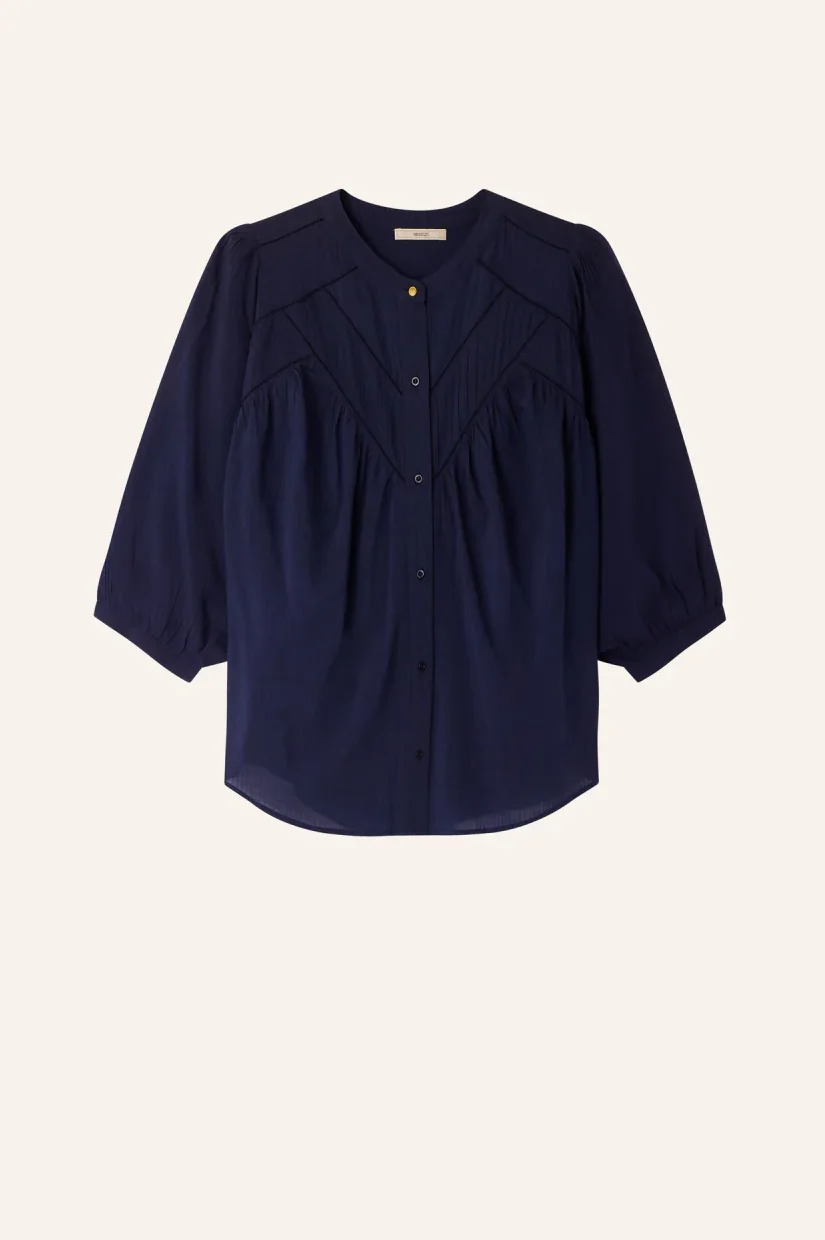 Sessun Savi Blouse - Indigo - Image 4