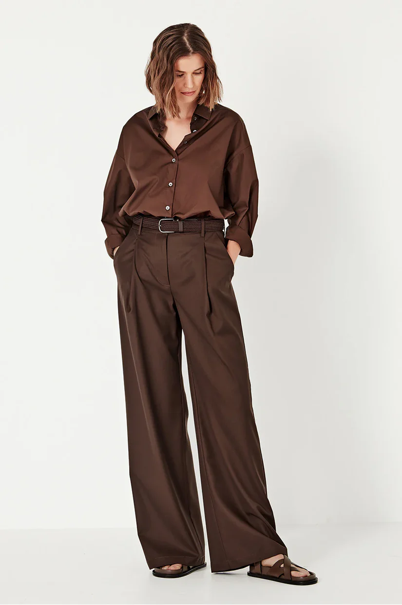 Shjark Baildon Shirt - Cocoa - Image 2
