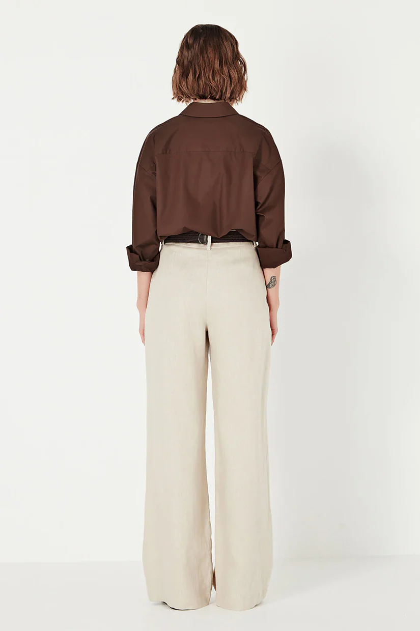 Shjark Baildon Shirt - Cocoa - Image 3