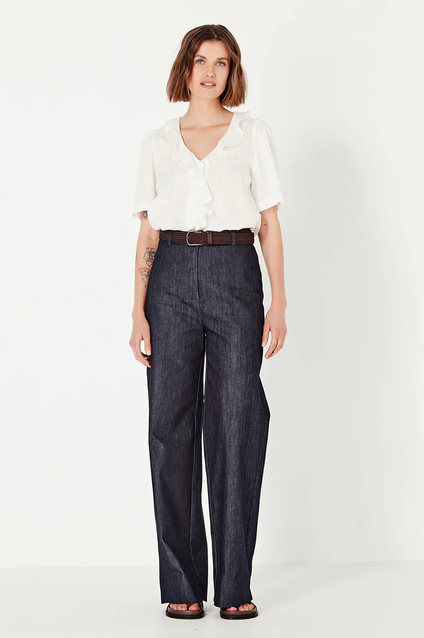 Shjark Freya Blouse - White - Image 2