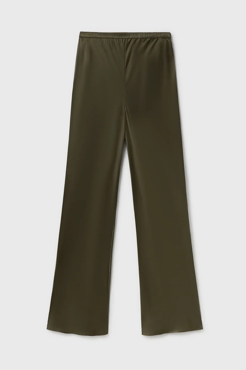 Silk Laundry Bias Cut Pants - Pine - Image 3