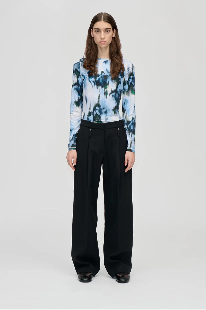Stine Goya Elevated Pleat Pant - Black