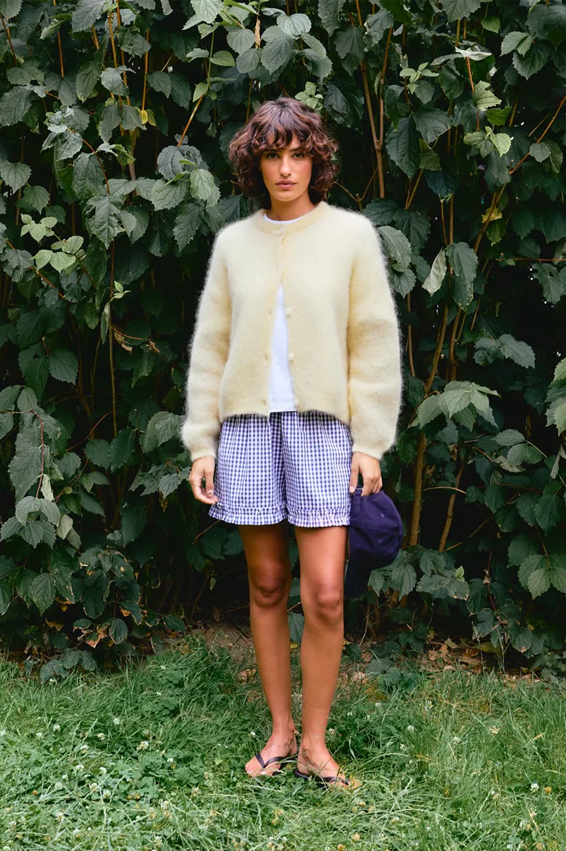 Surprise Olivia Mohair Cardigan - Jaune clair - Image 3