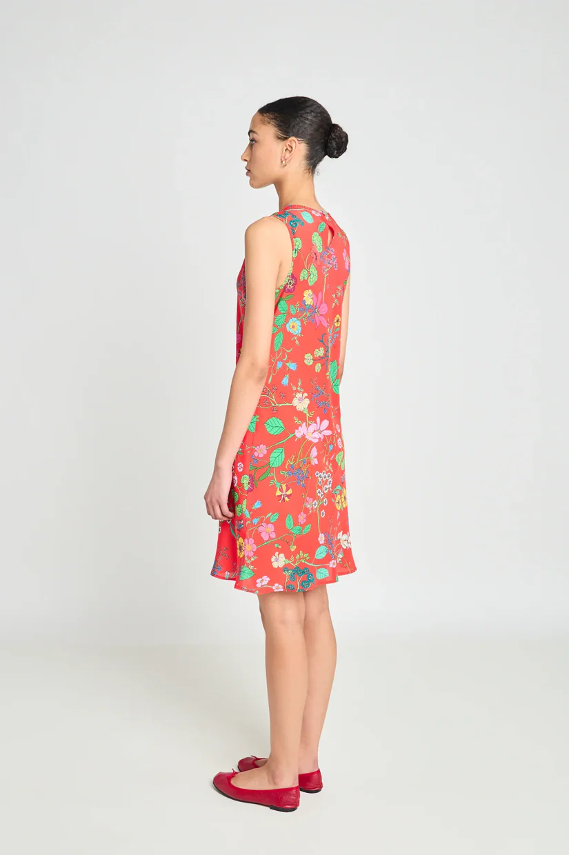 Twenty Seven Names Butterflies Dress - Red Floral - Image 3