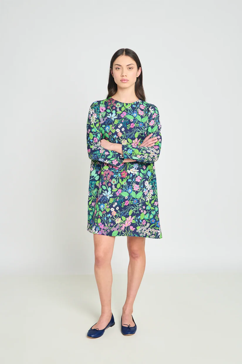 Twenty Seven Names Levity Dress - Navy Floral - Image 2