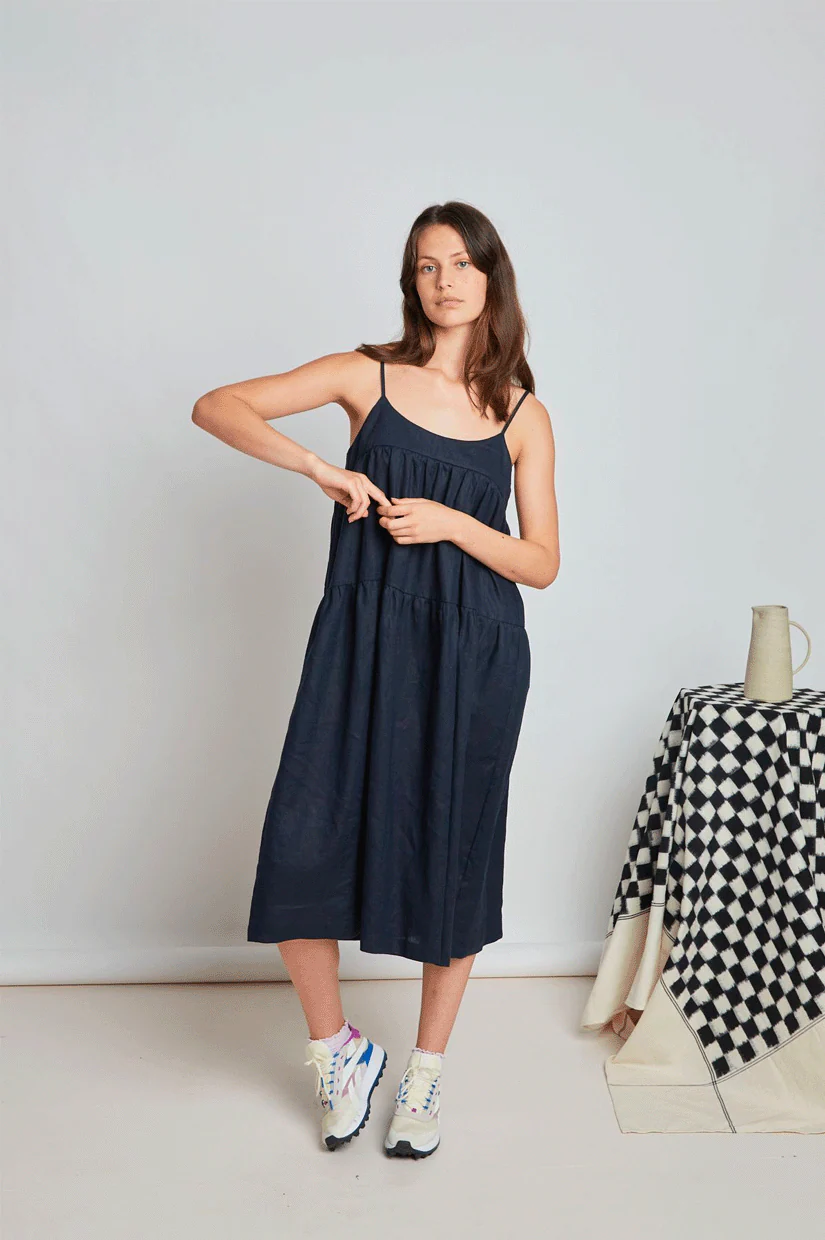 Twenty Seven Names Moon Beam Dress - Navy