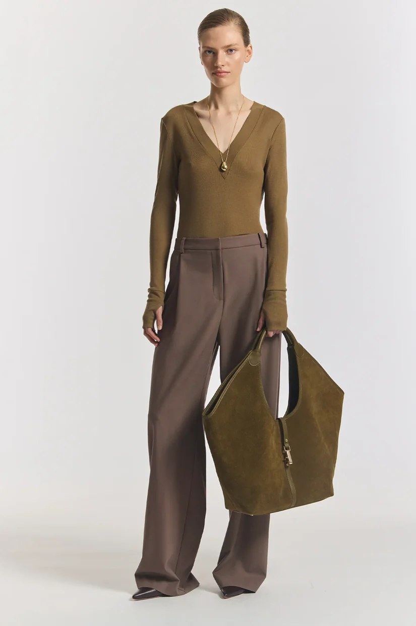 Viktoria & Woods Idol Pant - Khaki - Image 3
