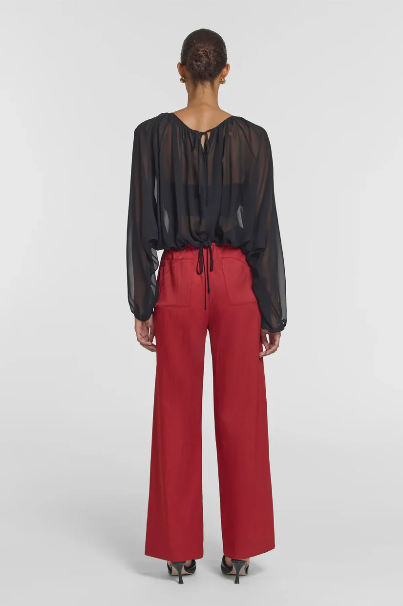 Viktoria & Woods Madden Pant - Scarlet - Image 4