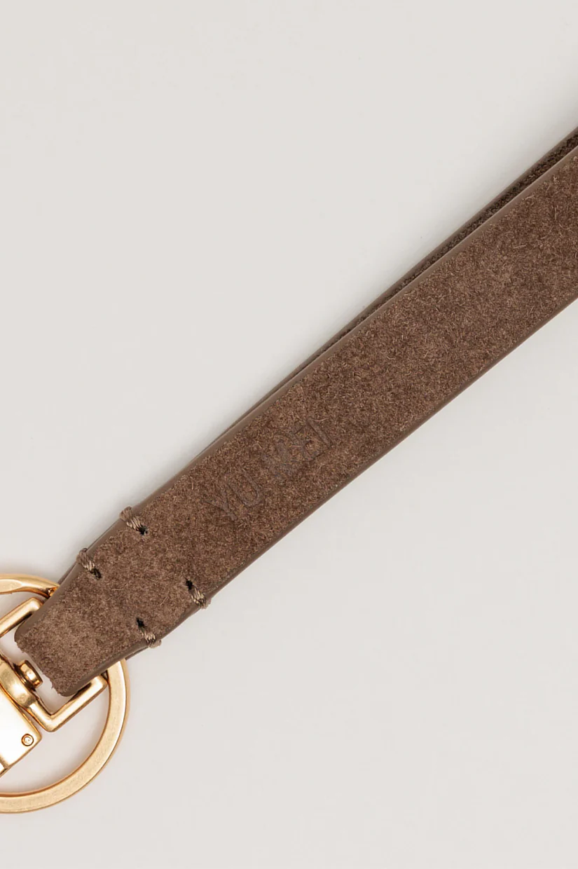 Yu Mei Key Fob - Sand Stone Suede - Image 3