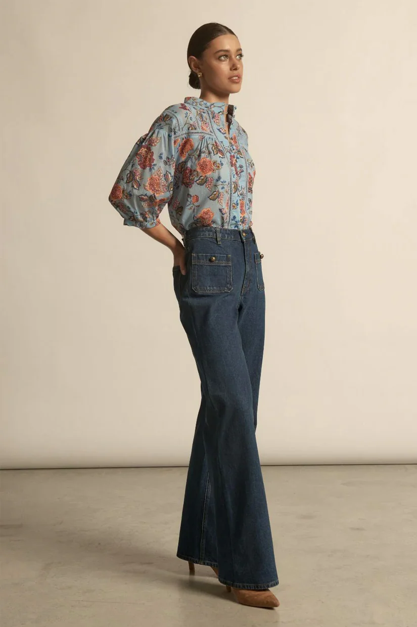 Zoe Kratzmann Daydream Top - Twilight Bloom - Image 4
