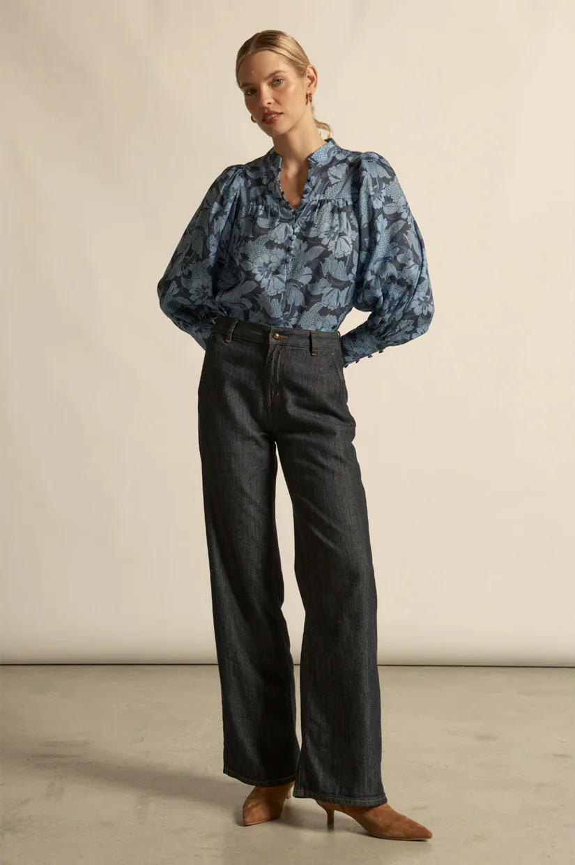 Zoe Kratzmann Vista Top - Moonstone Garden - Image 4