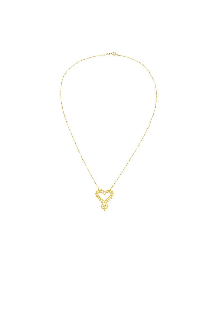 Zoe & Morgan Gypsy Love Necklace - Gold - Image 4